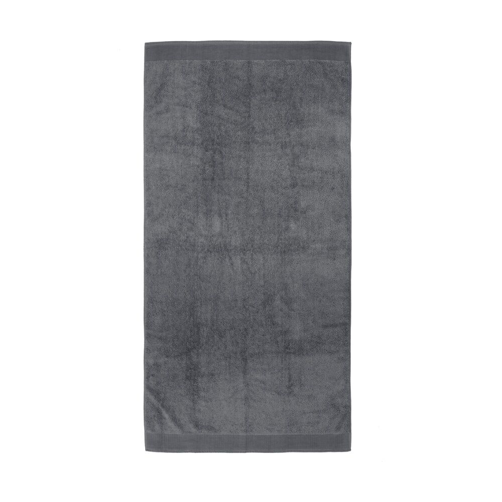 2PK Bambury Elvire 600gsm Soft Absorbent Cotton Bath Sheet 80x160cm Grey