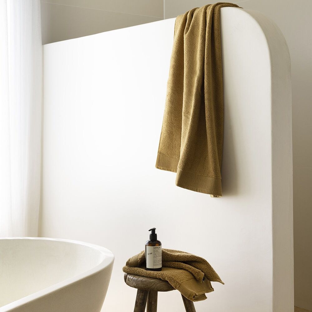 Bambury Elvire 600gsm Soft Absorbent Cotton Bath Sheet 80x160cm Brown