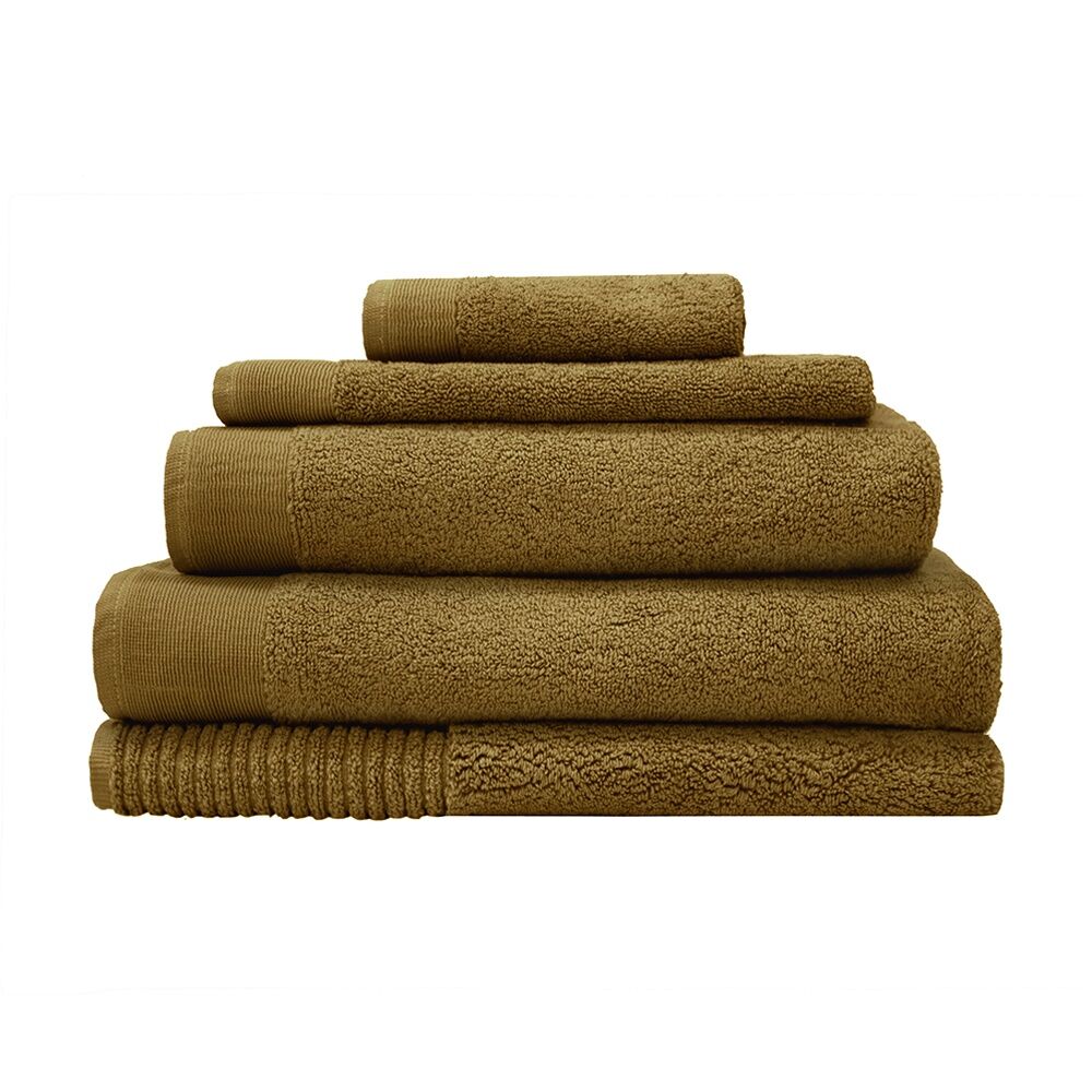 Bambury Elvire 600gsm Soft Absorbent Cotton Bath Sheet 80x160cm Brown