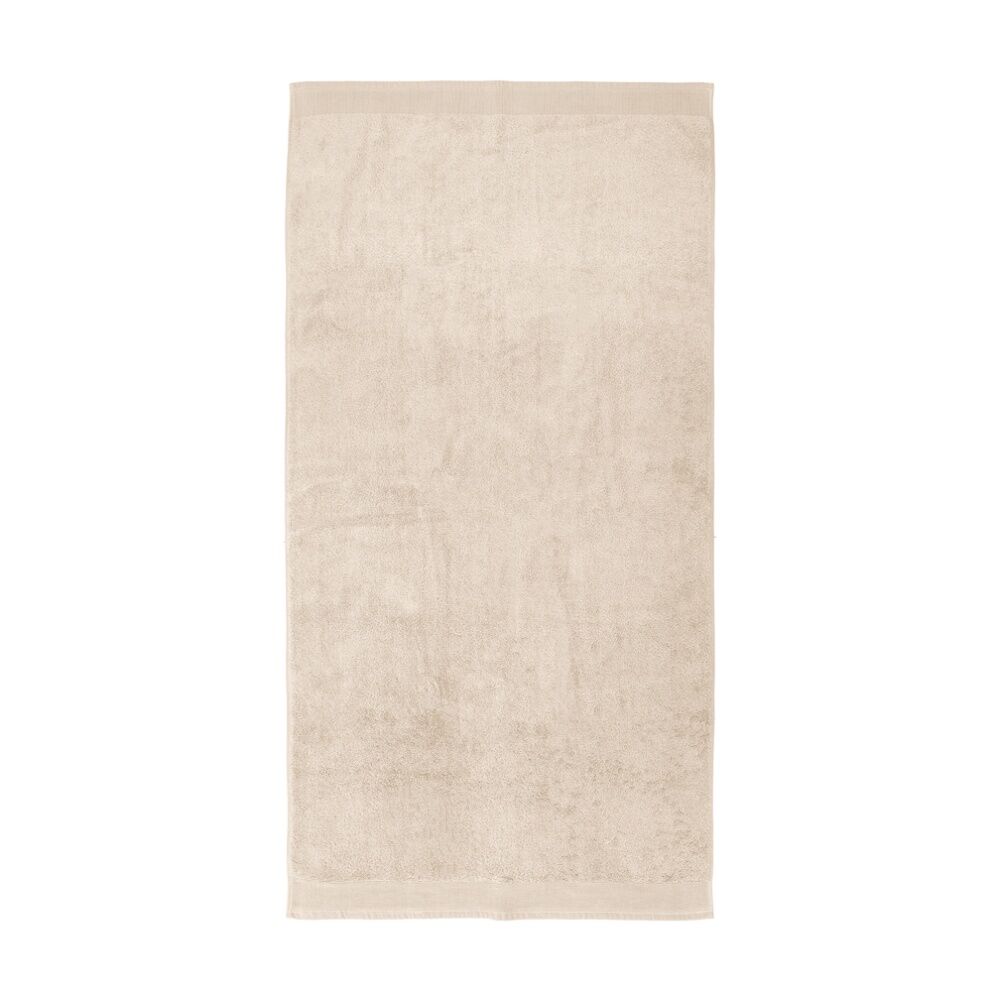 2PK Bambury Elvire 600gsm Soft Absorbent Cotton Bath Towel 68x137cm Neutrals