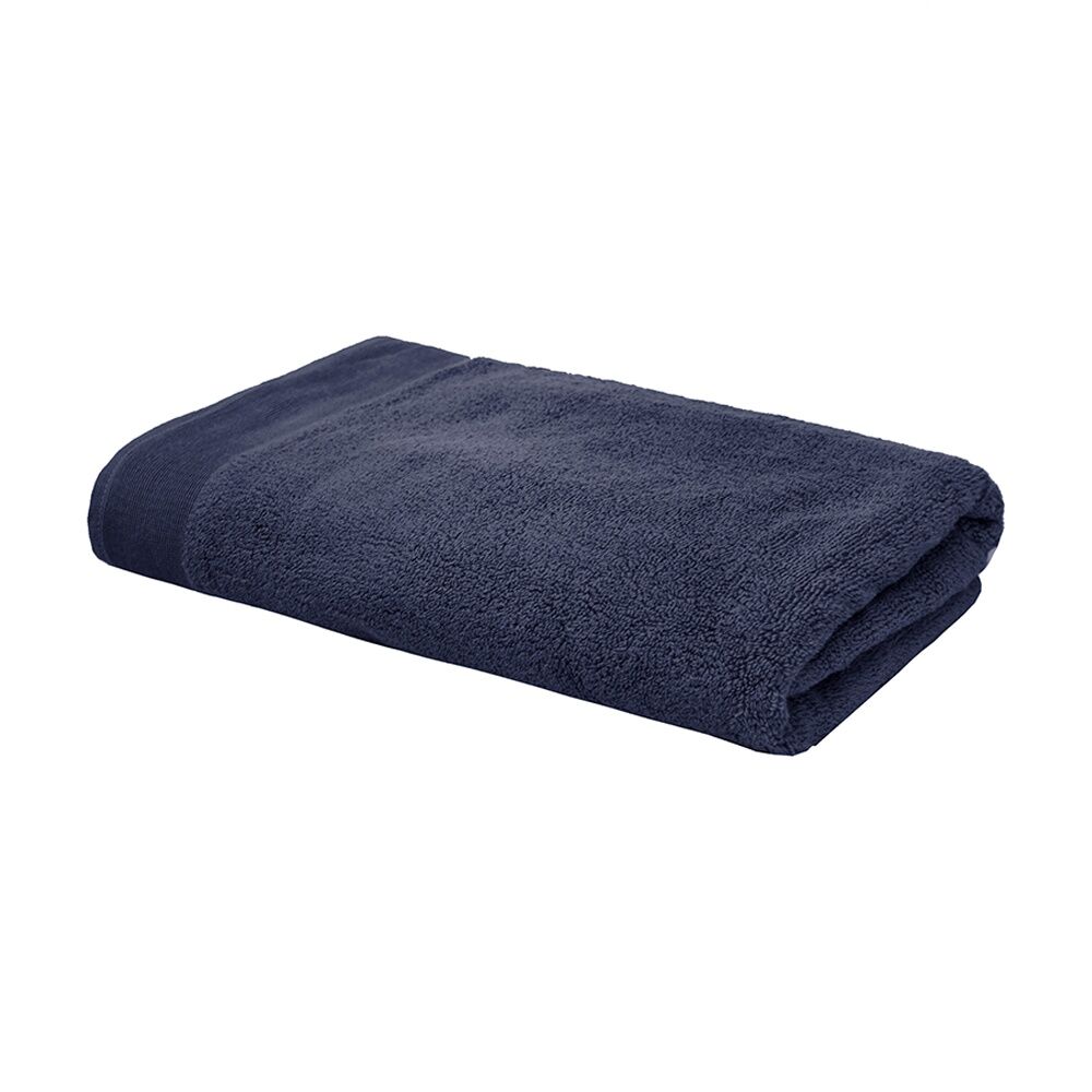 4PK Bambury Elvire 600gsm Soft Absorbent Cotton Bath Towel 68x137cm Blue