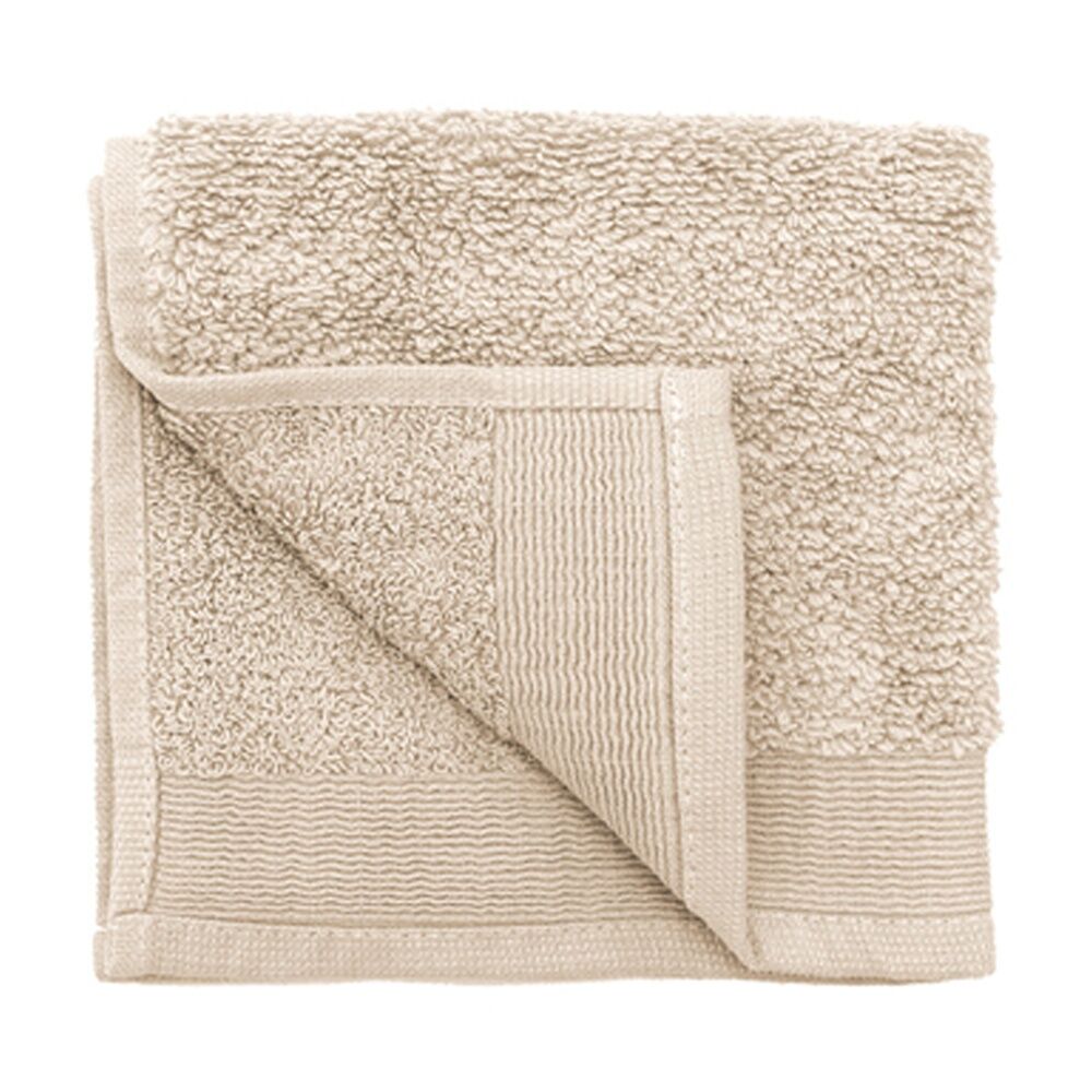 6PK Bambury Elvire 600gsm Soft Absorbent Cotton Face Washer 33x33cm Neutrals