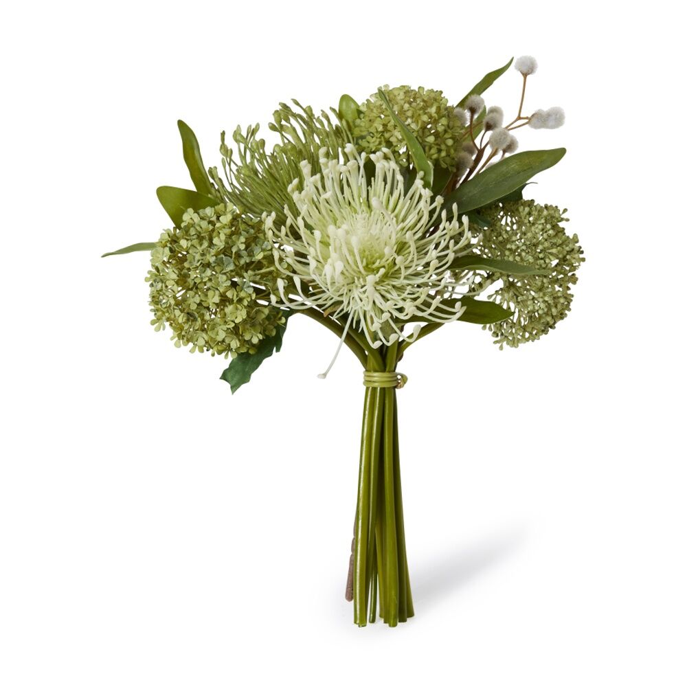 2PK E Style Native Mixed Bouquet Green Artificial Flowers 25x25x35cm
