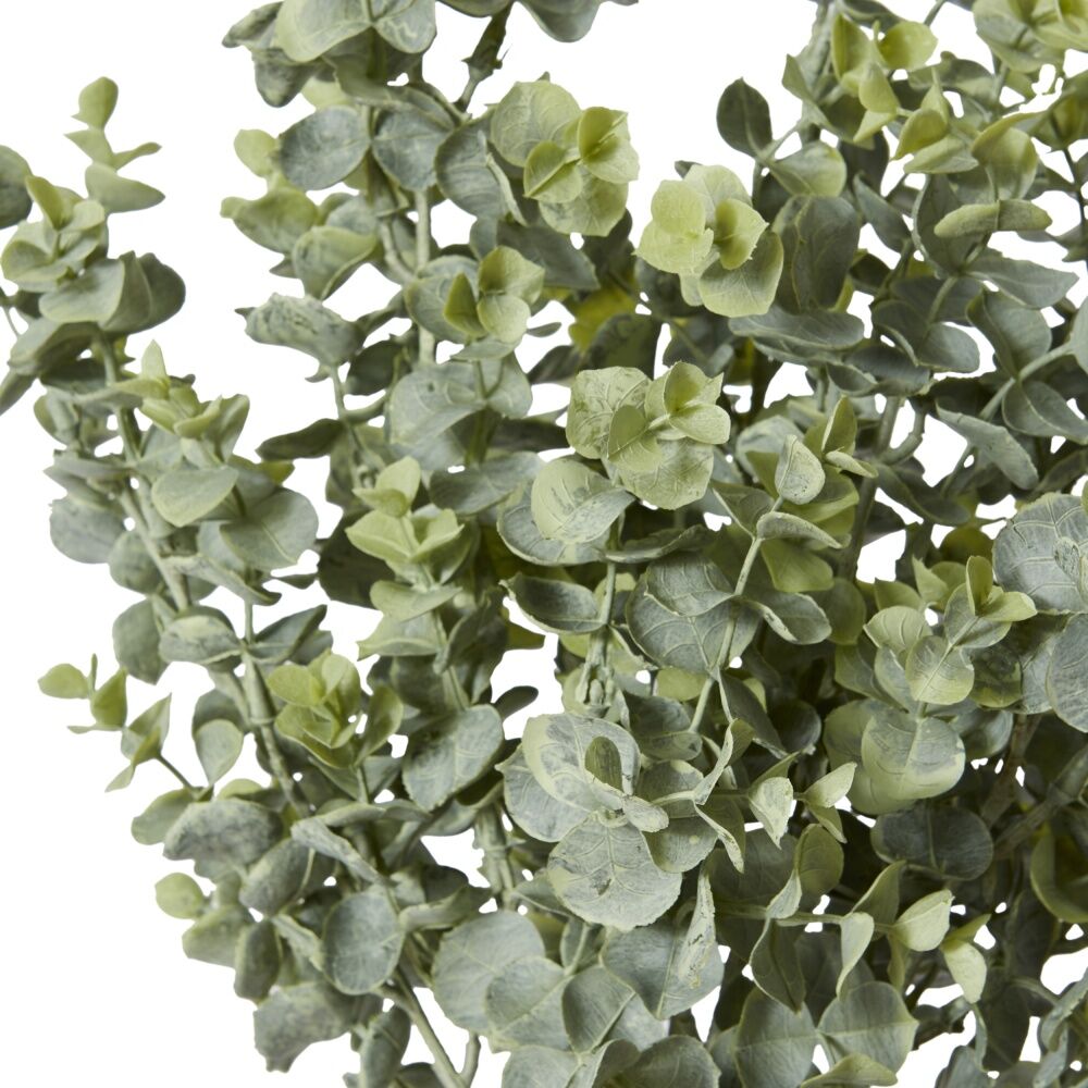 3PK E Style Eucalyptus Bundle Grey Green Artificial Plant Leaves 35x35x64cm