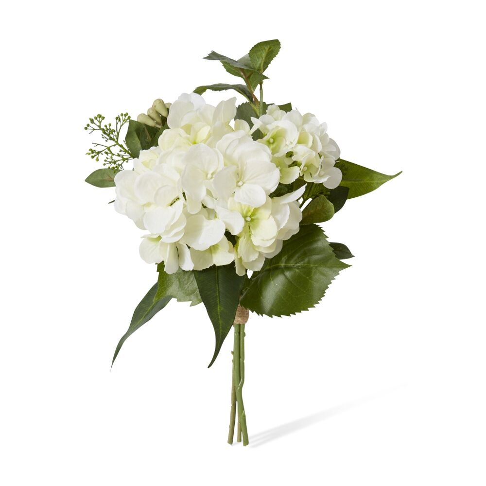 E Style Hydrangea Sadie Bouquet White Artificial Flowers 20x20x30cm