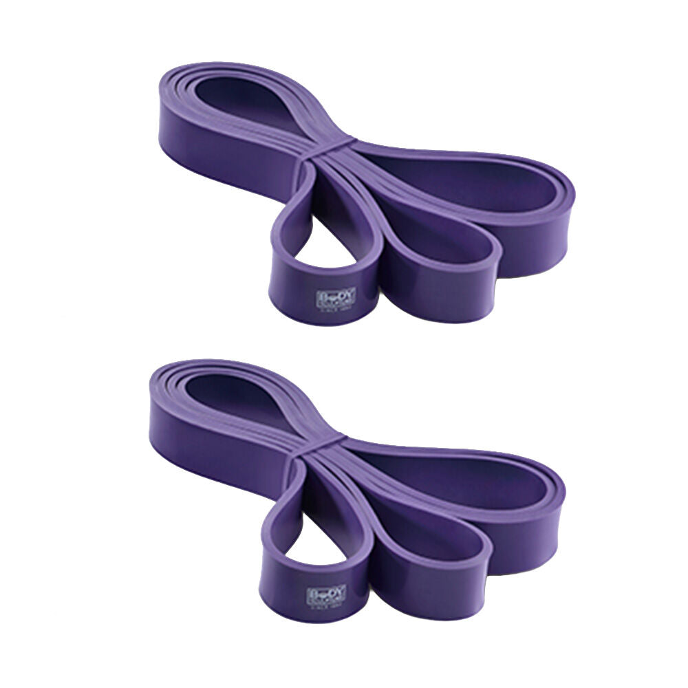 2PK Body Sculpture Strength Training Fitness Loop Resistance Band Purple