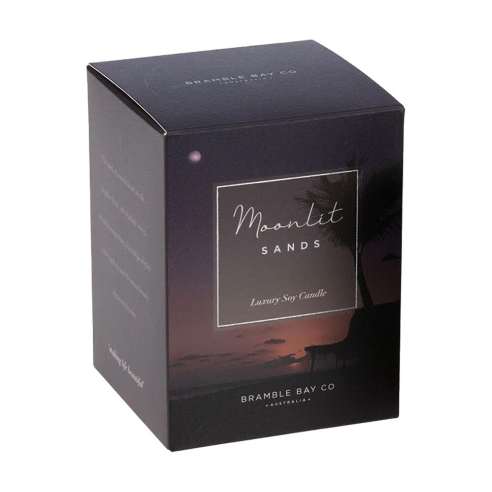 2PK Bramble Bay Ocean After Dark Moonlit Sands Soy Candle Home Fragrance 300g