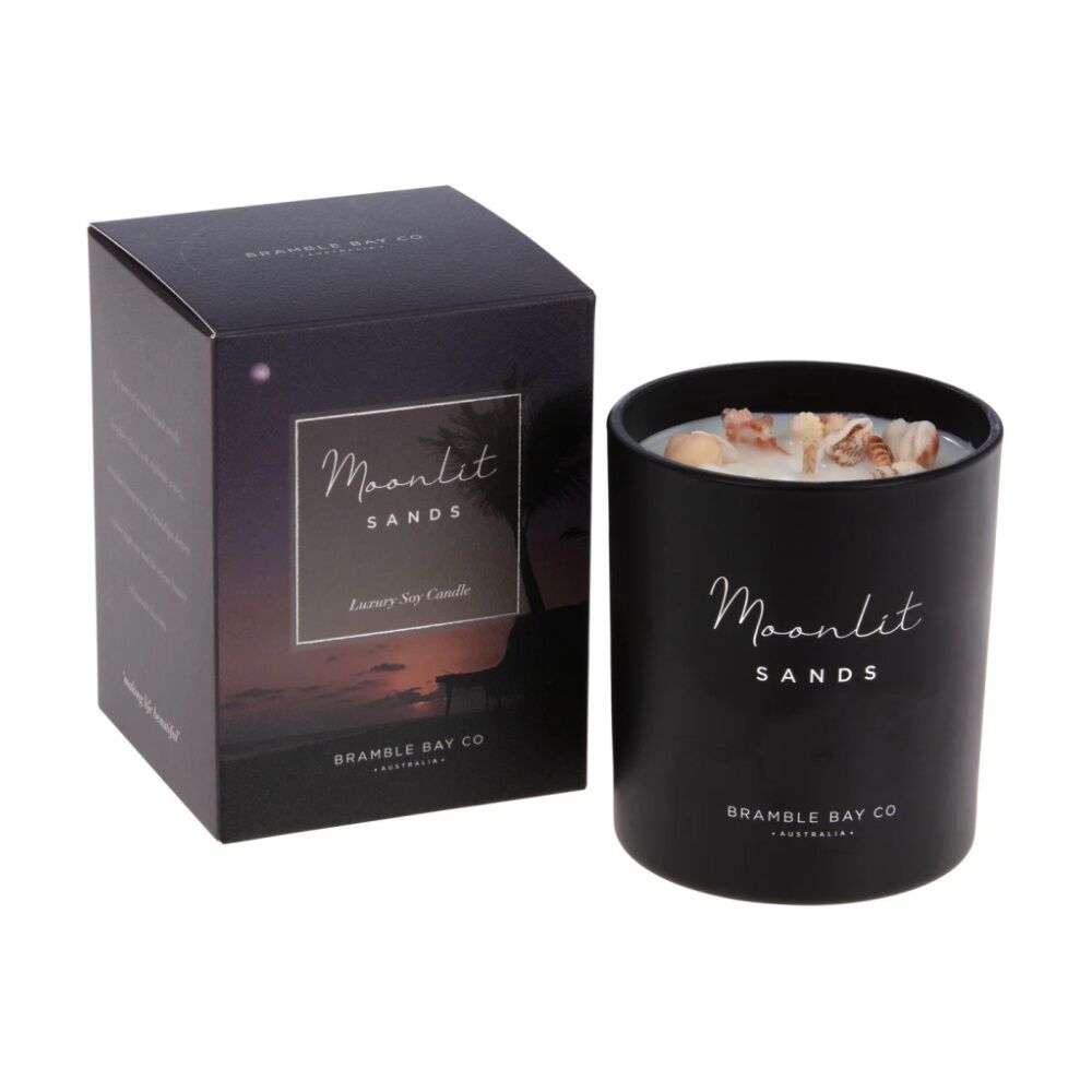 2PK Bramble Bay Ocean After Dark Moonlit Sands Soy Candle Home Fragrance 300g