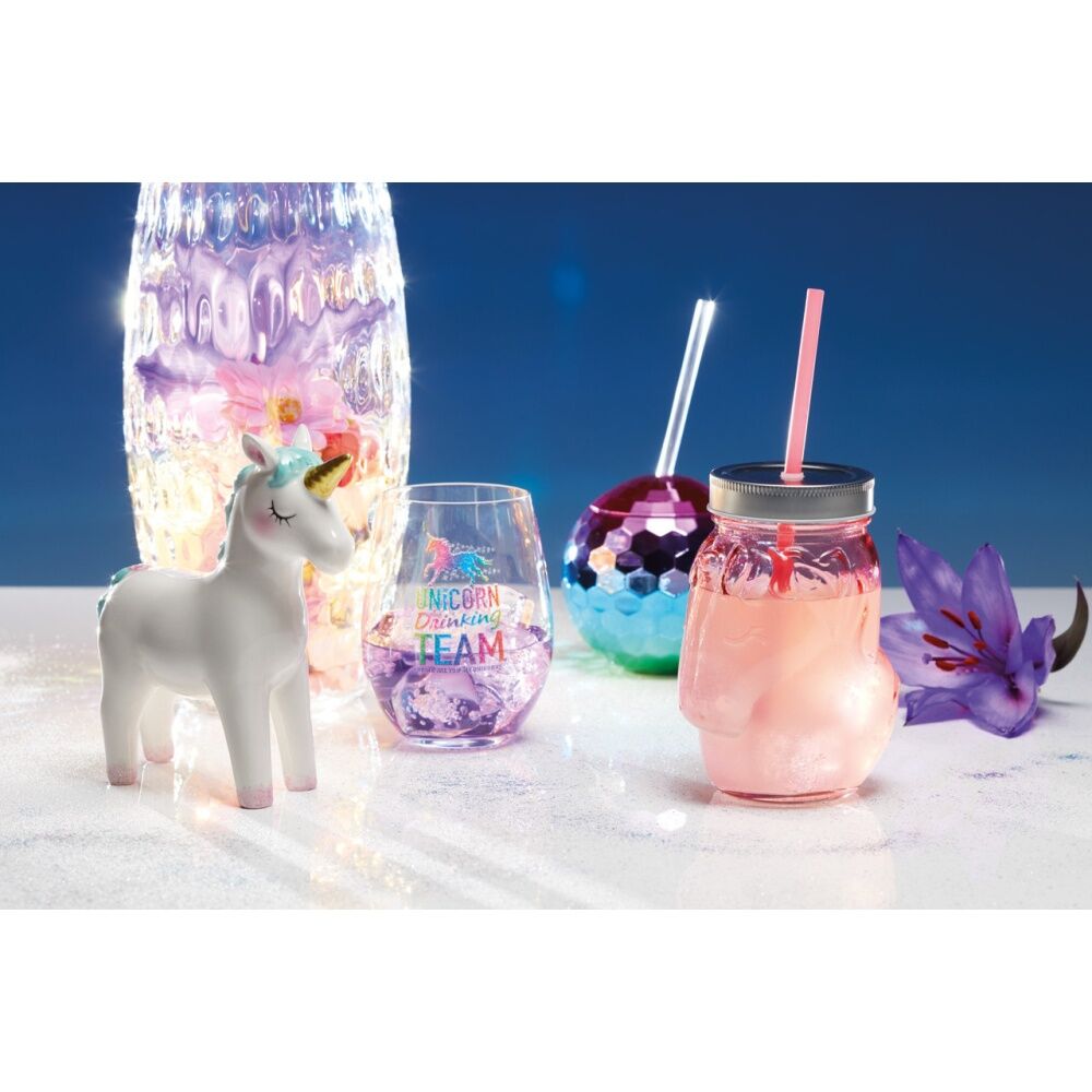 BarCraft Novelty Disco Ball Cocktail Drinking Cup Multicolour 560ml