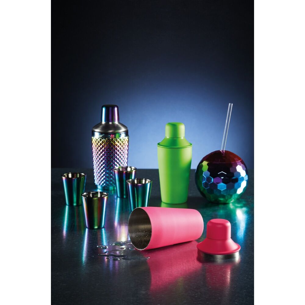 BarCraft Novelty Disco Ball Cocktail Drinking Cup Multicolour 560ml