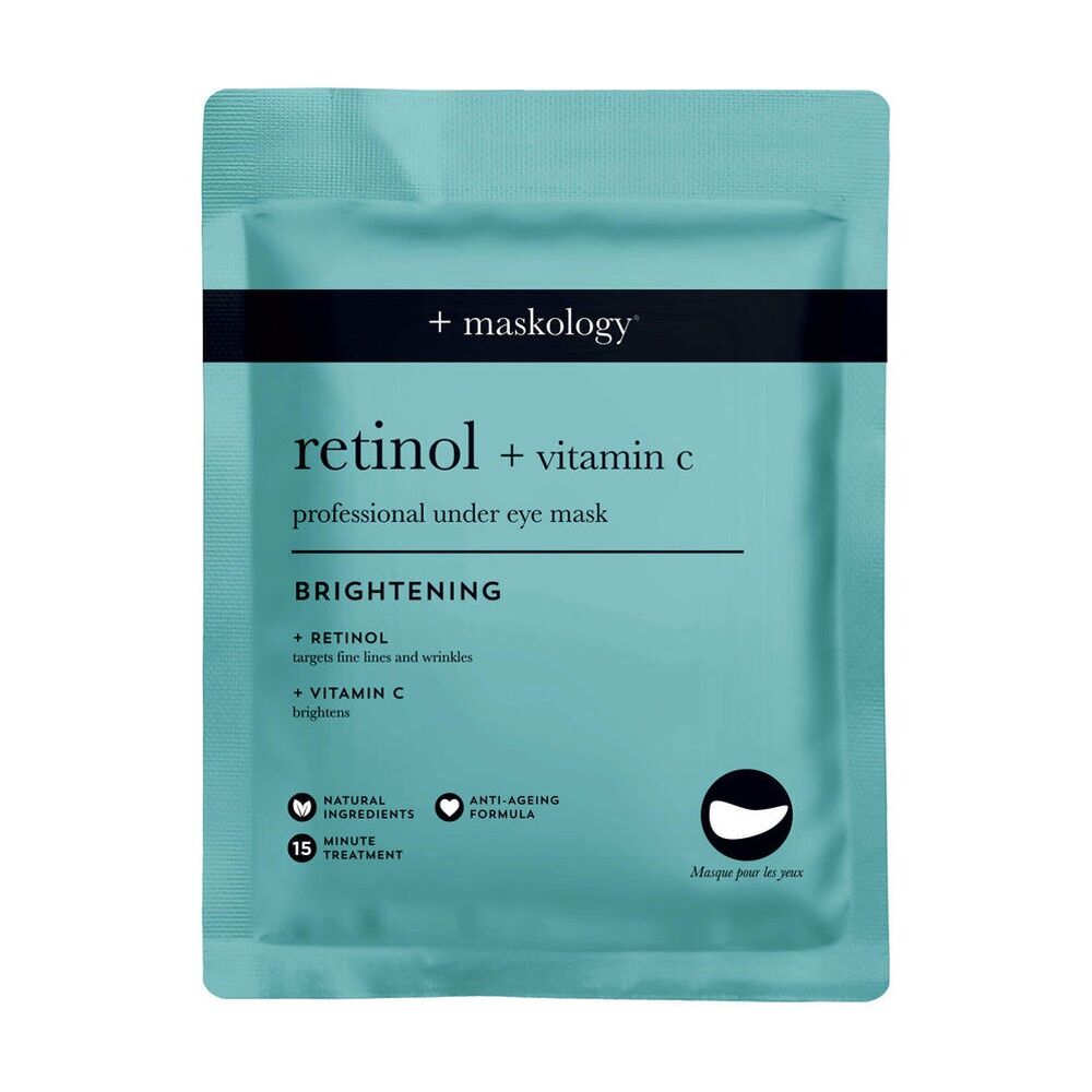 6PK Maskology Retinol+Vitamin-C Professional Under Eye Mask Anti-Ageing Formula