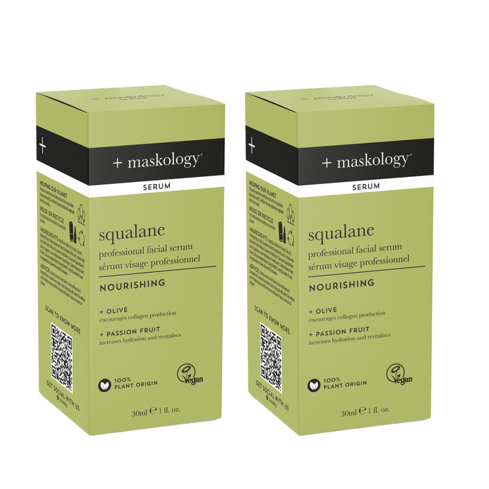 2PK Maskology Serumology Squalane Professional Nourishing Facial Serum 30ml