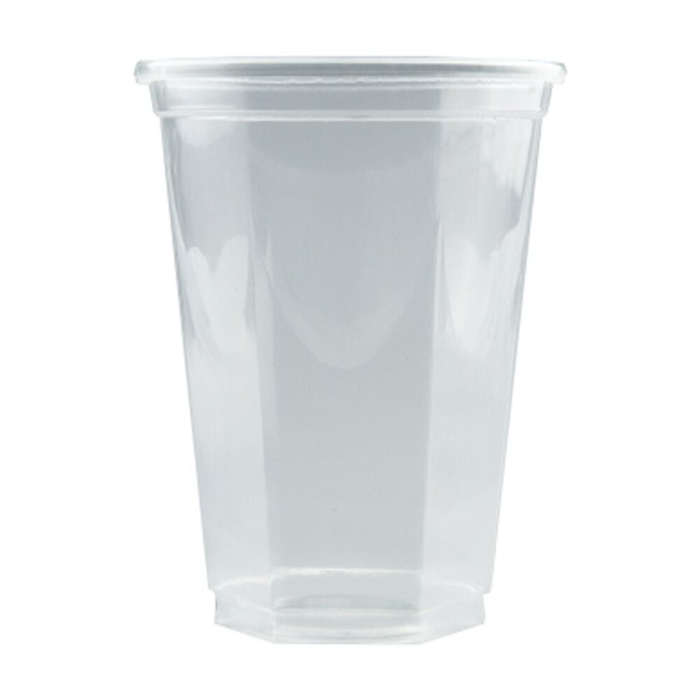 2x 50pc Partyware Durable Reusable Beer Cup Set Hexagonal 285ml
