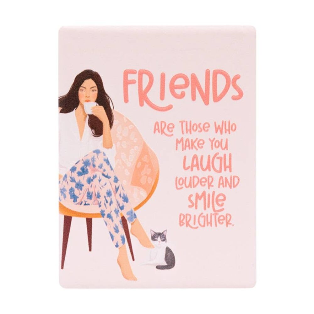 6PK Splosh Billie Friends Ceramic Magnet Embossed Pink 6x8x0.5cm