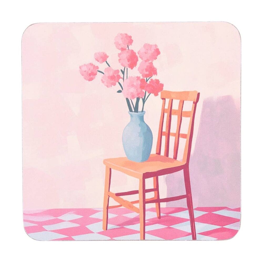 3x 4pc Splosh Billie Coasters Set Multi Cork Back Waterproof 10x10cm