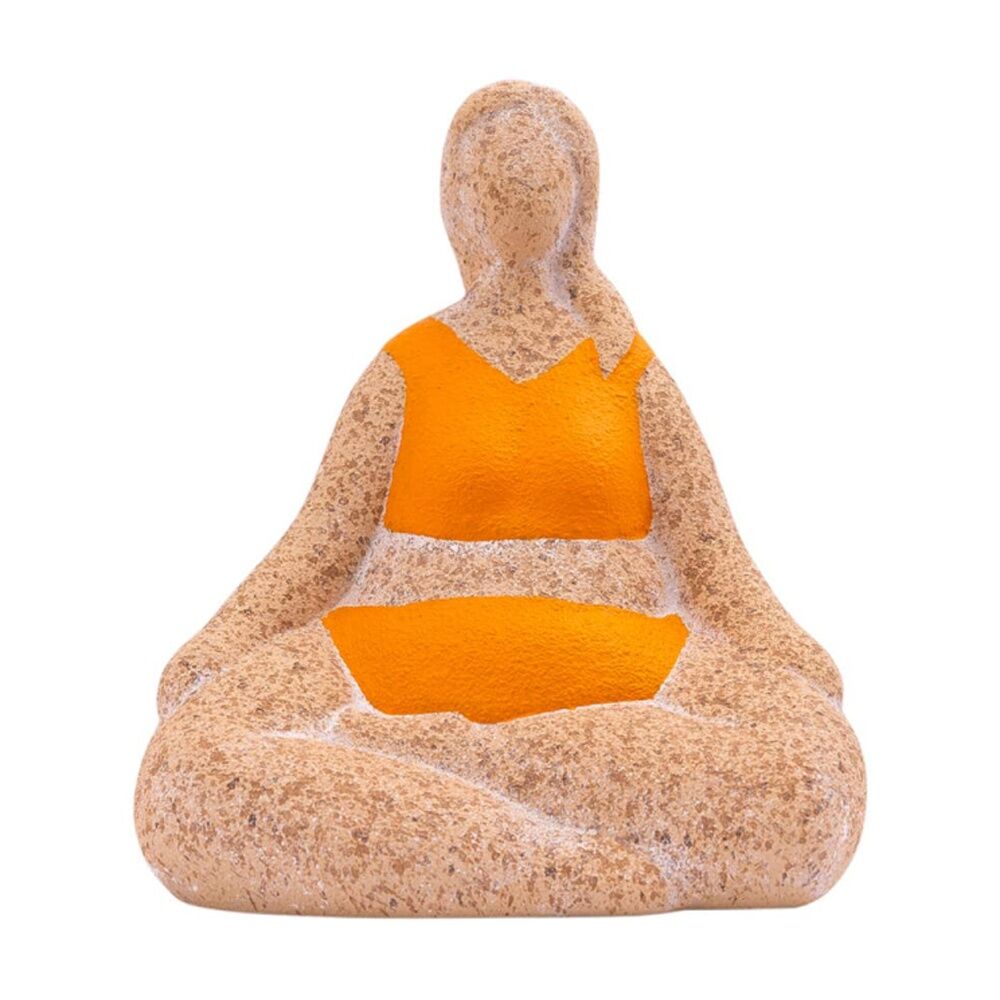 Splosh Billie Bathing Terracotta Statue Lightweight Orange 13x11x15cm