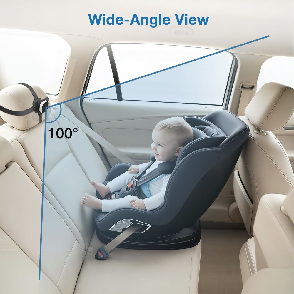 VTech VGO In-Car Baby Monitor Camera W/ 2.8in Colour Viewer & Live Video