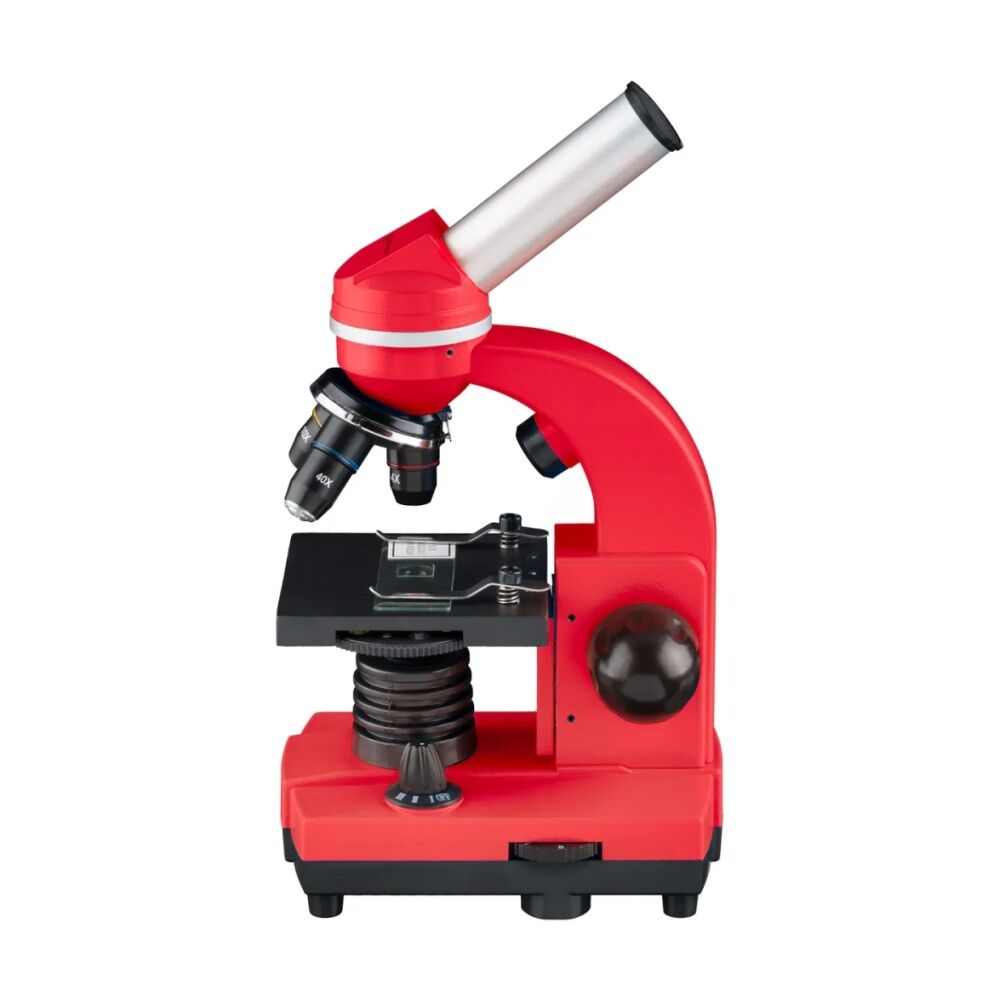 Bresser Junior Biolux Student Microscope With Barlow Zoom System LED Red