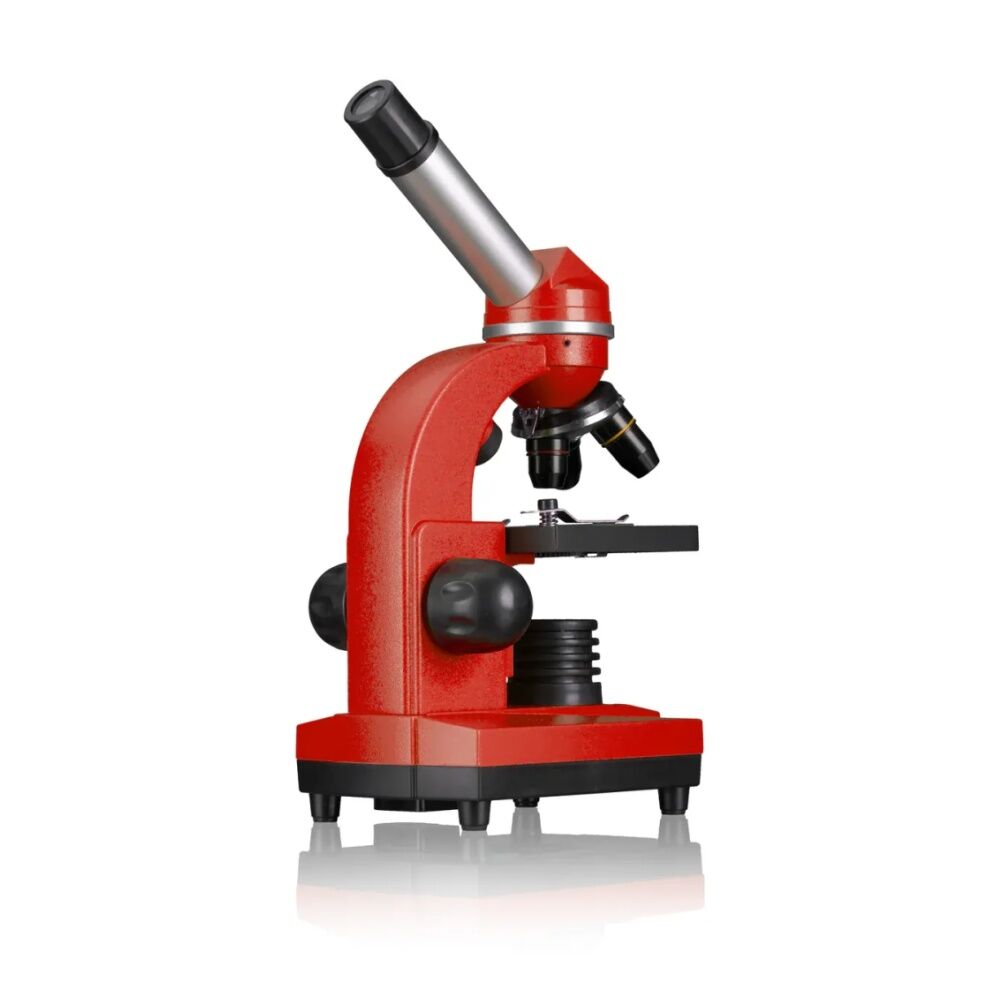 Bresser Junior Biolux Student Microscope With Barlow Zoom System LED Red