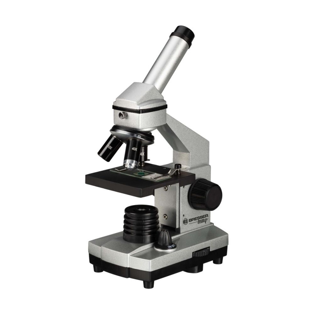 Bresser Junior 40x-1024x Microscope W/ HD Eyepiece Camera Silver 8Y+