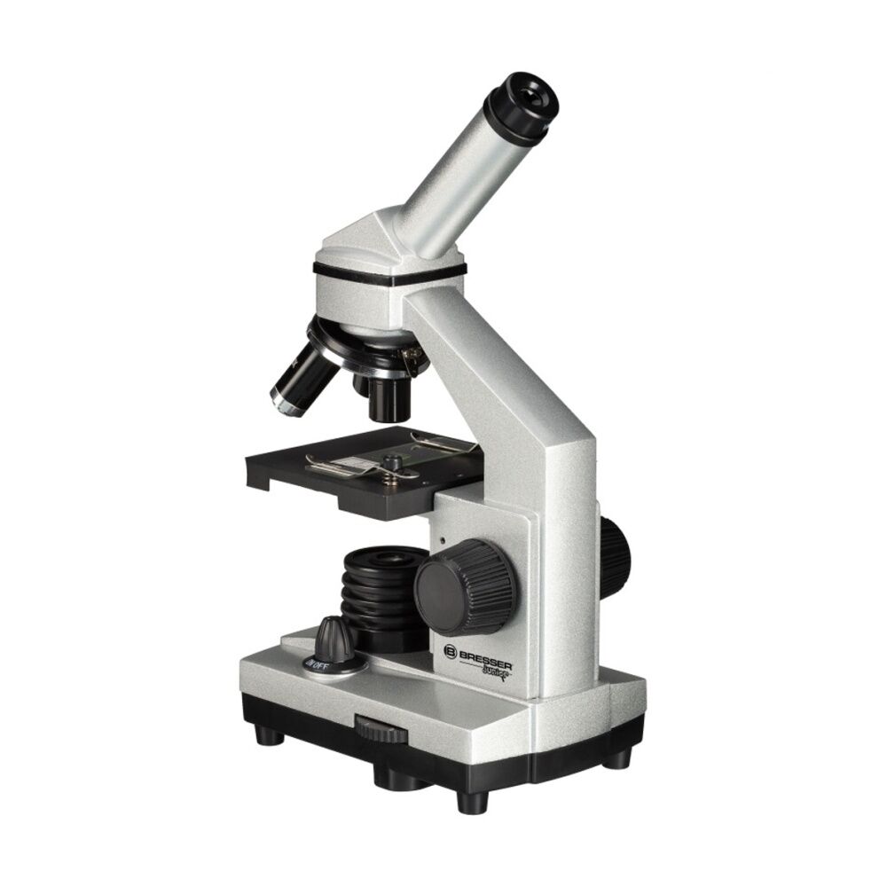 Bresser Junior 40x-1024x Microscope W/ HD Eyepiece Camera Silver 8Y+
