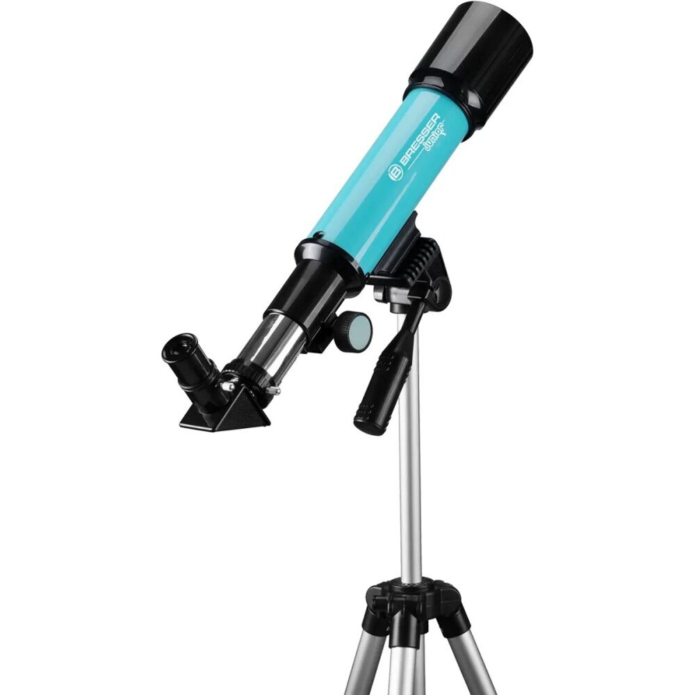 Bresser Junior Kids Telescope 50mm Lens Diameter 360mm Focal Length W/ Tent 8Y+