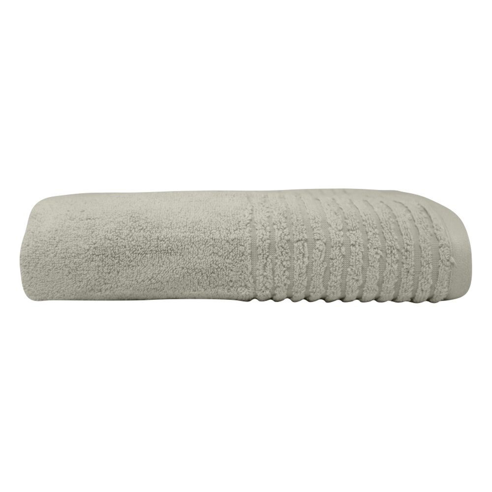 2x Bas Phillips Hayman Zero Twist Bath Towel 600Gsm Cotton 137x68cm Oatmeal