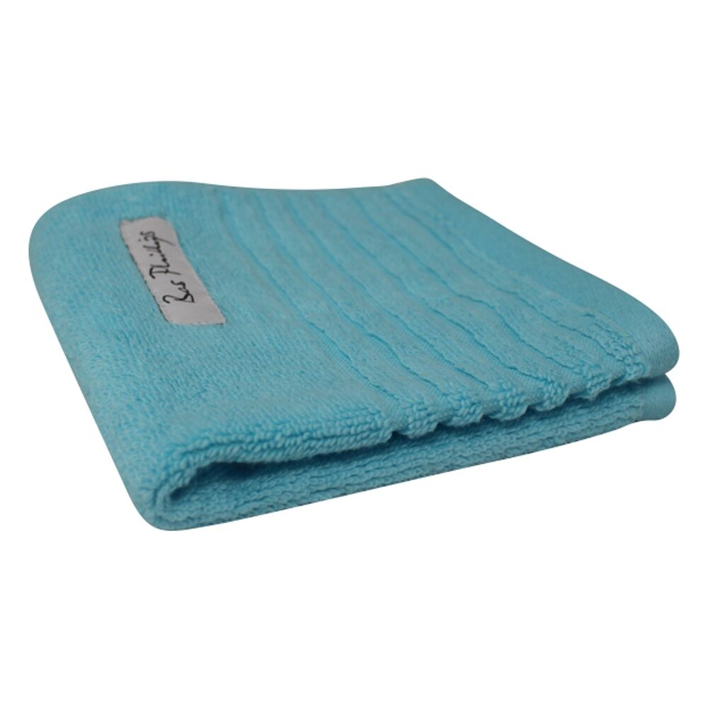 6x Bas Phillips Hayman Zero Twist Face Washer Towel 600Gsm Cotton 33cm Ocean