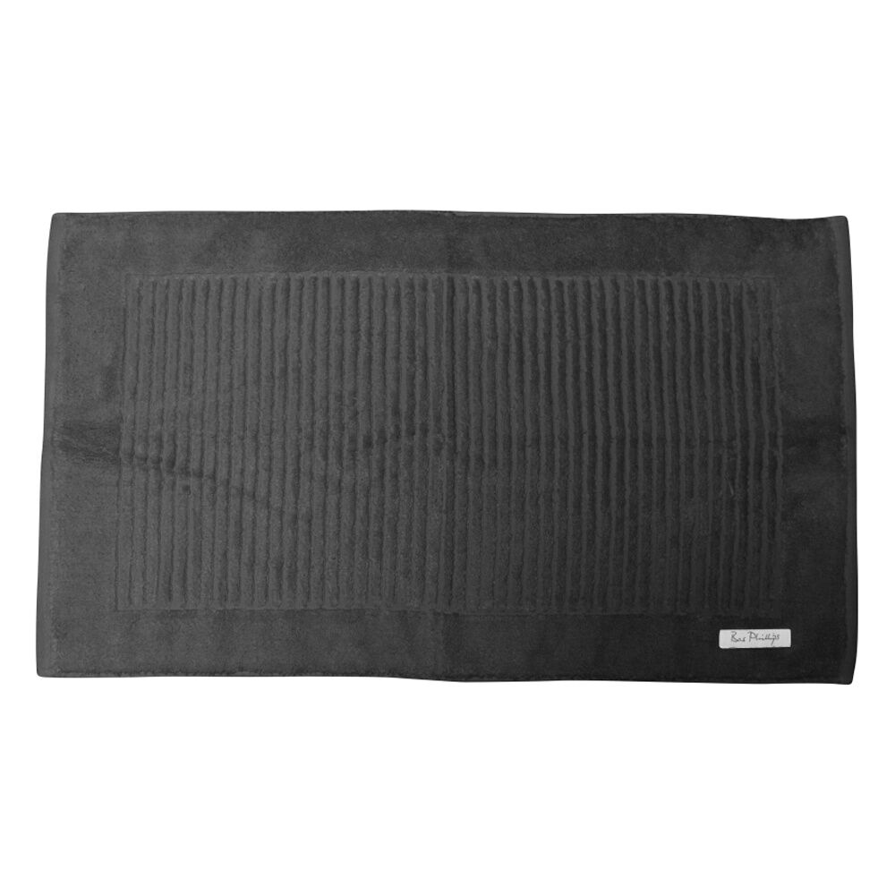 4x Bas Phillips Hayman Zero Twist Bath Mat 600Gsm Cotton 78x48cm Eclipse