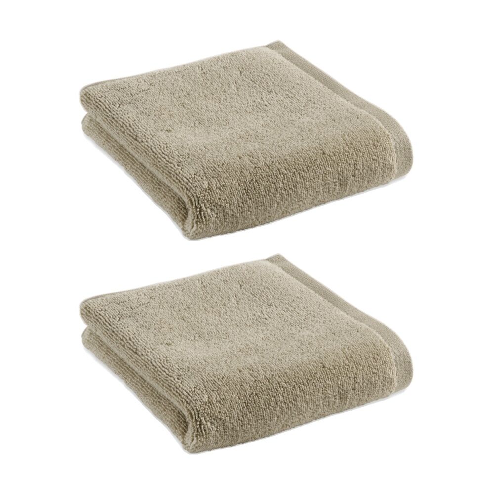 2PK Christy Cirrus Hand Towel Combed Cotton 450GSM Fast Drying Latte