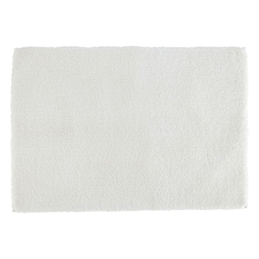 2x Christy Kensington Bathroom Bath Mat Microfibre 90x60 cm White