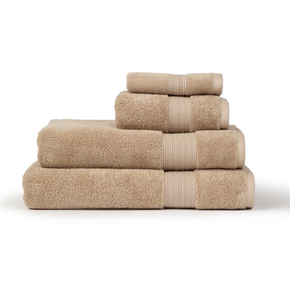2PK Christy Sovereign Combed Cotton Bath Towel 650GSM Plush Soft Stone King