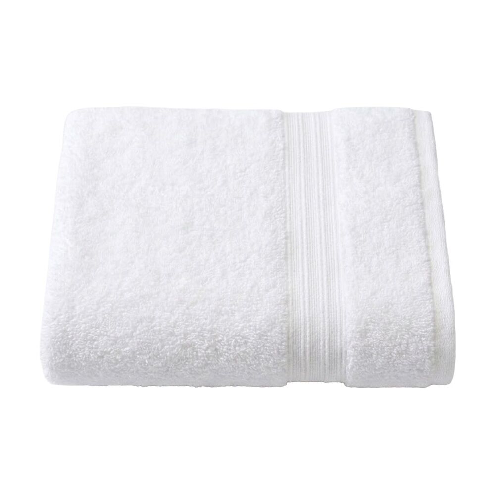 Christy Sovereign Combed Cotton Hand Towel 650GSM Plush Absorbent White