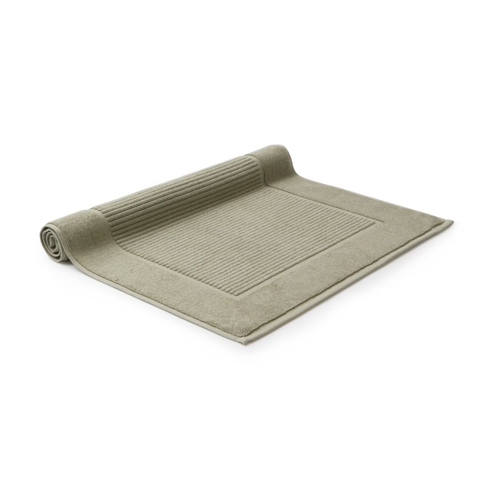 2PK Christy Sovereign Bath Mat Combed Cotton 1000GSM Plush Luxurious Bay Leaf