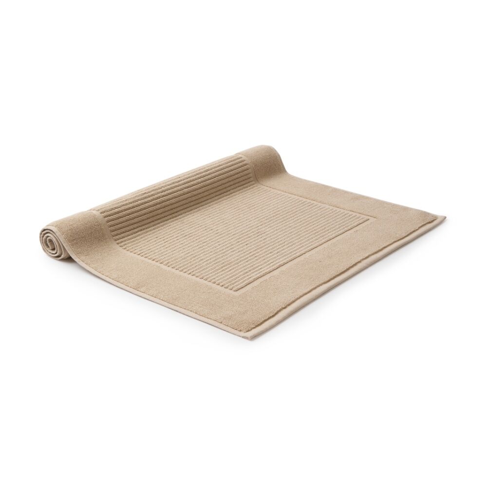 Christy Sovereign Bath Mat Combed Cotton 1000GSM Plush Luxurious Stone