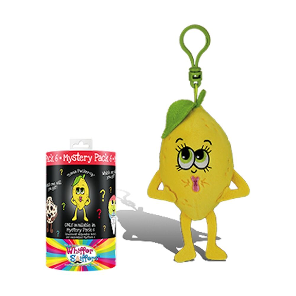 4x Whiffer Sniffers Mystery Pack 6 Scented Backpack Clip Assorted