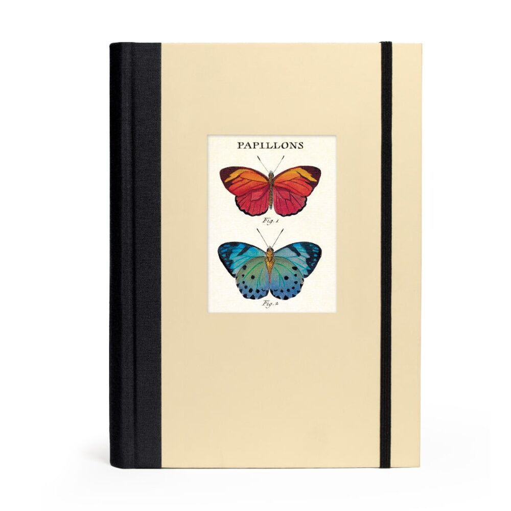 Cavallini Window Journal Hardcover Lined Page Notebook Butterflies