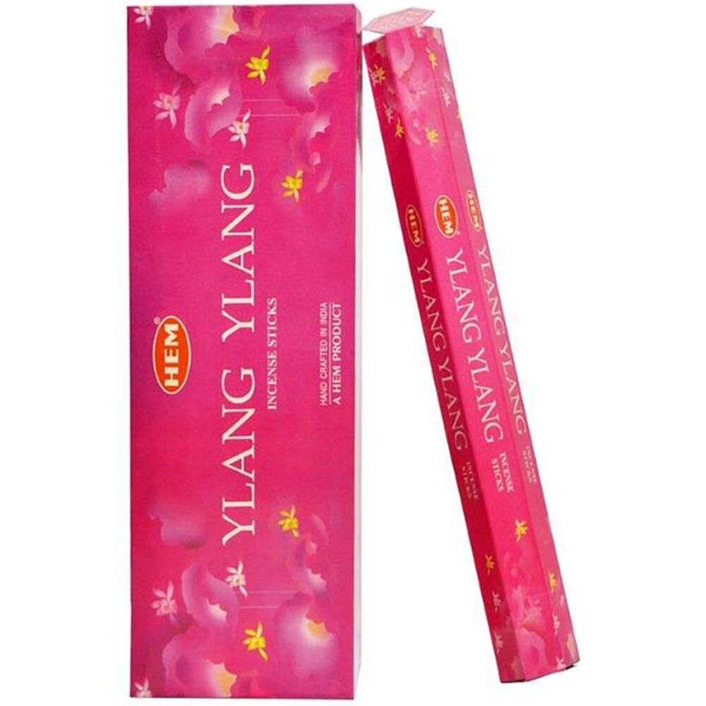 24PK HEM Home Fragrance Scented Smelling Incense Sticks Packet Set Ylang-Ylang