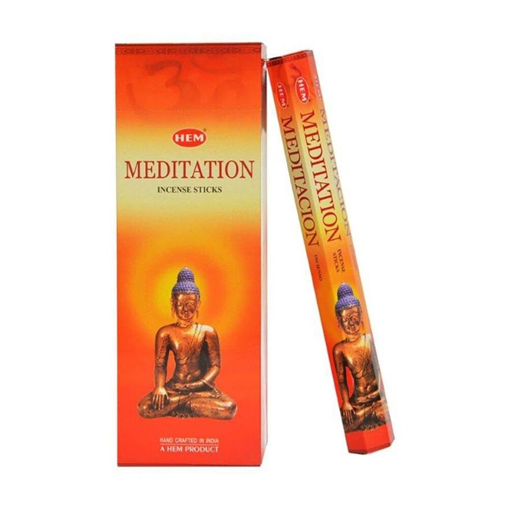 24PK HEM Home Fragrance Scented Smelling Incense Sticks Packet Set Meditation