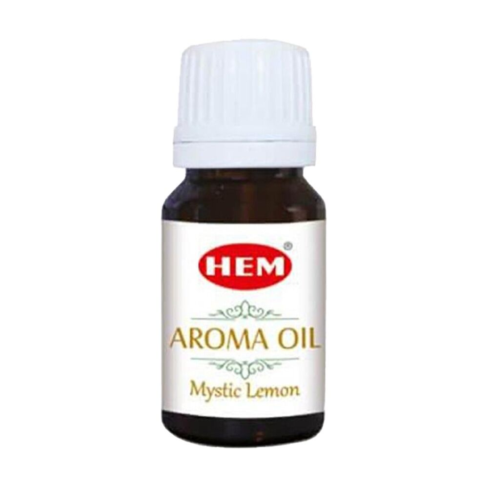 8PK HEM Home Fragrance Scented Smelling Oil Bottle 10ml Mystic Lemon