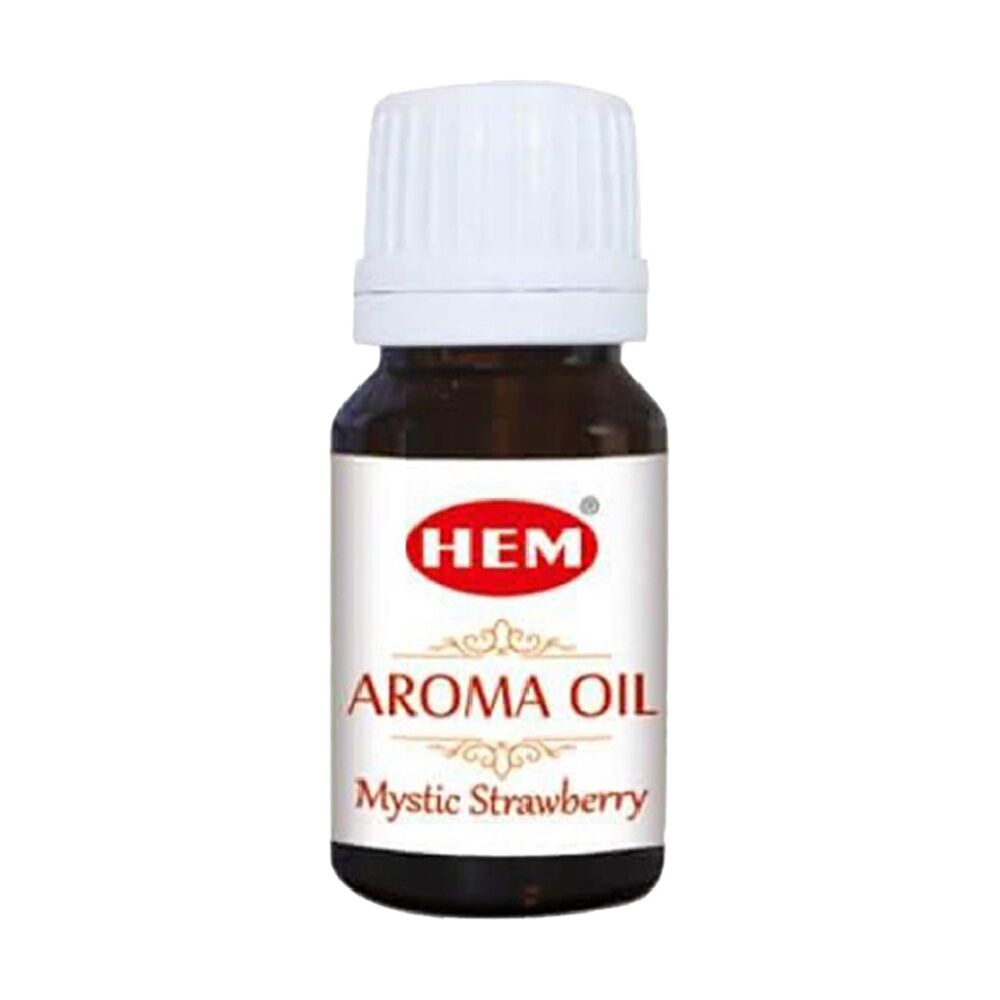 8PK HEM Home Fragrance Scented Smelling Oil Bottle 10ml Mystic Strawberry