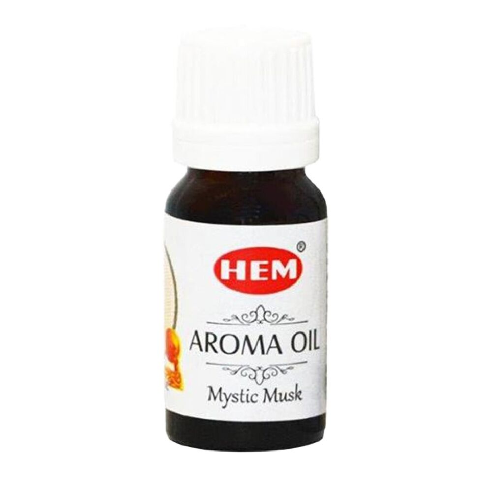 8PK HEM Home Fragrance Scented Smelling Oil Bottle 10ml Mystic Musk