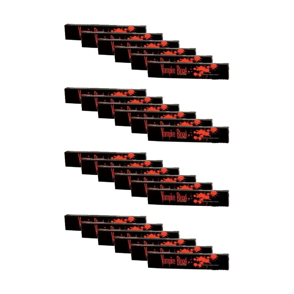 24PK Nandita Home Fragrance Scented Smelling Incense Sticks Packet Vampire Blood