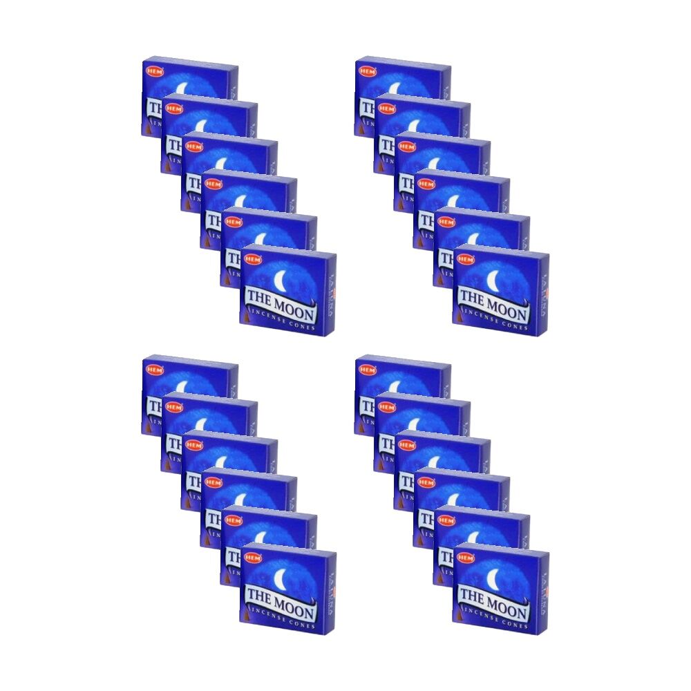 24x 10pc HEM Home Fragrance Scented Incense Cones Packet Set The Moon