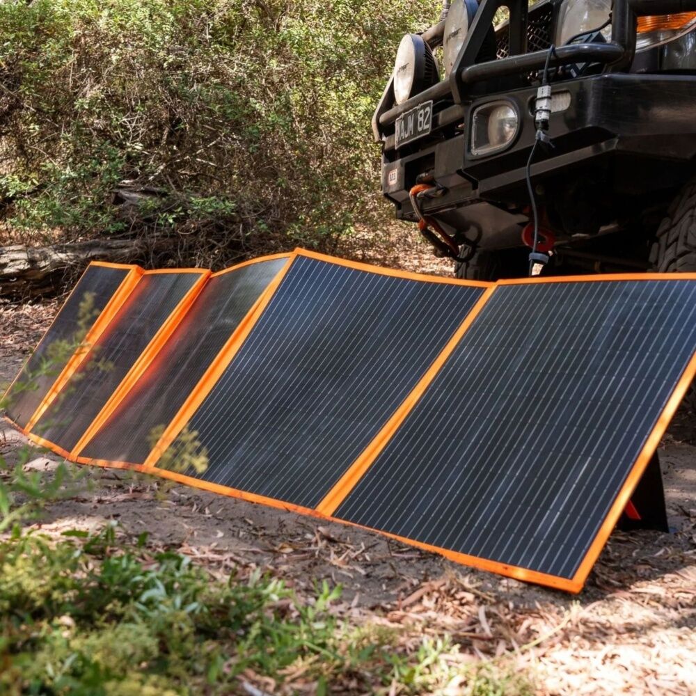 Wildtrak 400W Folding Solar Blanket A-Grade ETFE Coating Stand And Carry