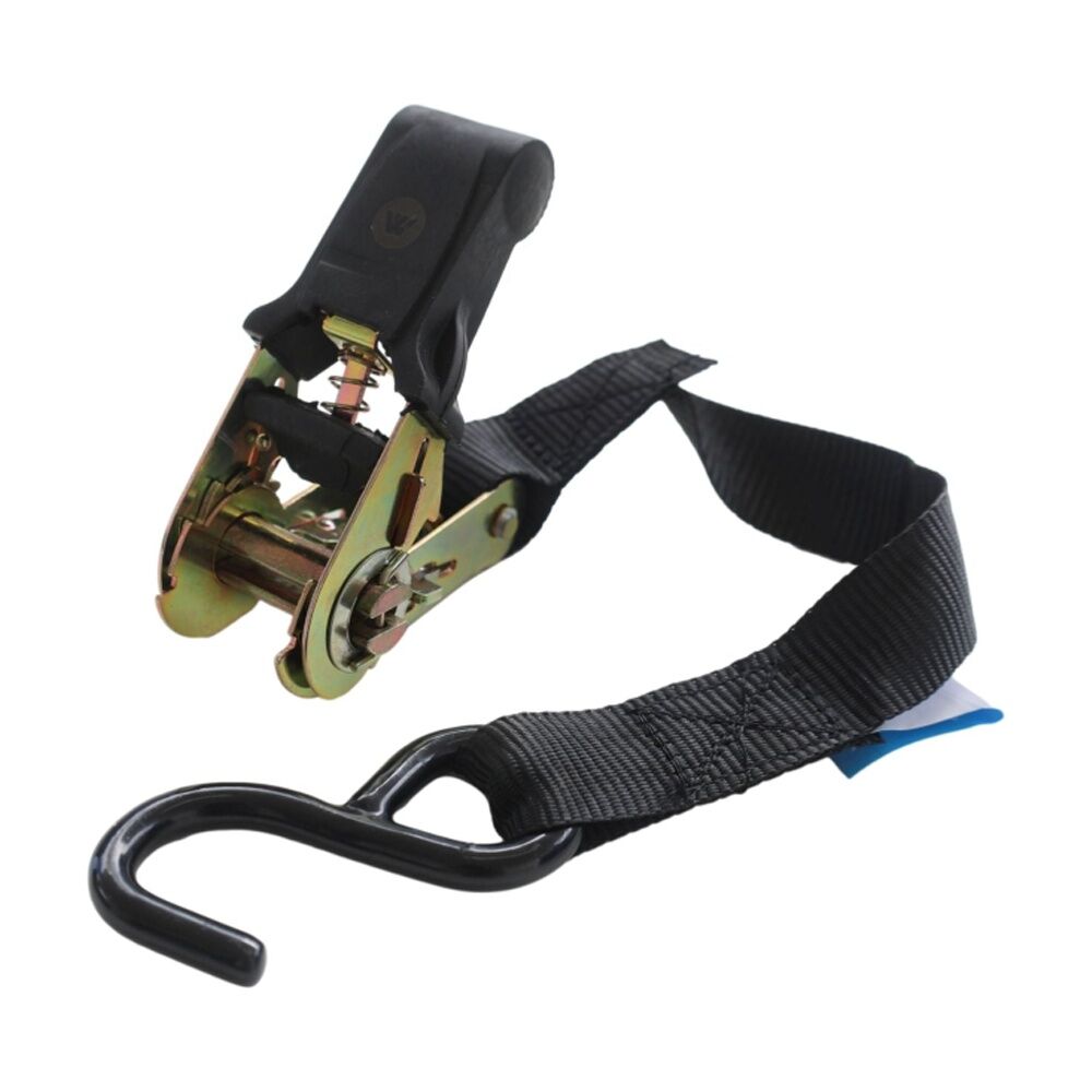2pc Wildtrak Ratchet Tie Down Straps Heavy Duty Steel Body 5m x 25mm
