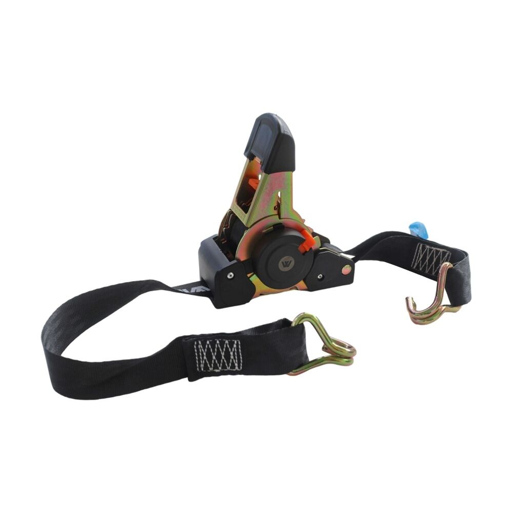 Wildtrak Heavy-Duty Retractable Ratchet Tie Down Strap 4m x 38mm