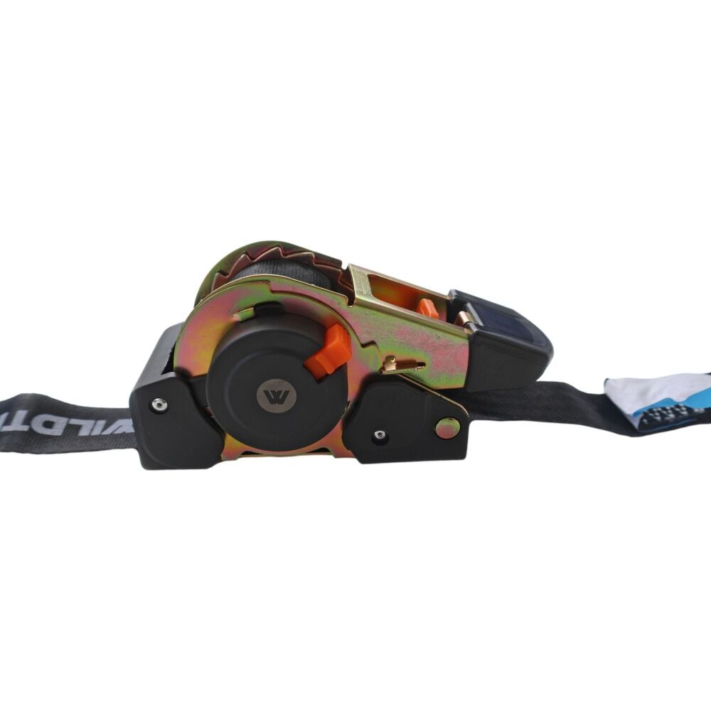 Wildtrak Heavy-Duty Retractable Ratchet Tie Down Strap 4m x 38mm