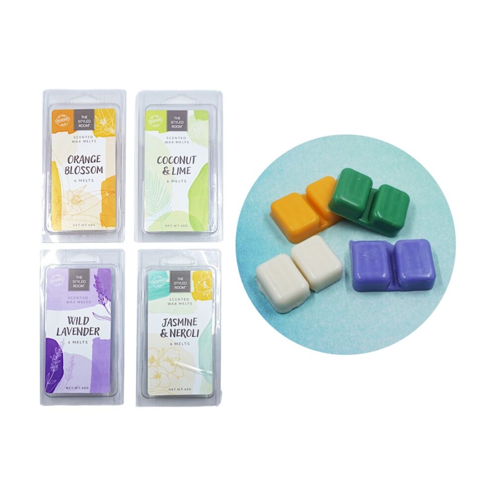 12x 6pc The Styled Room Scented Wax Melts Home Fragrance Assorted