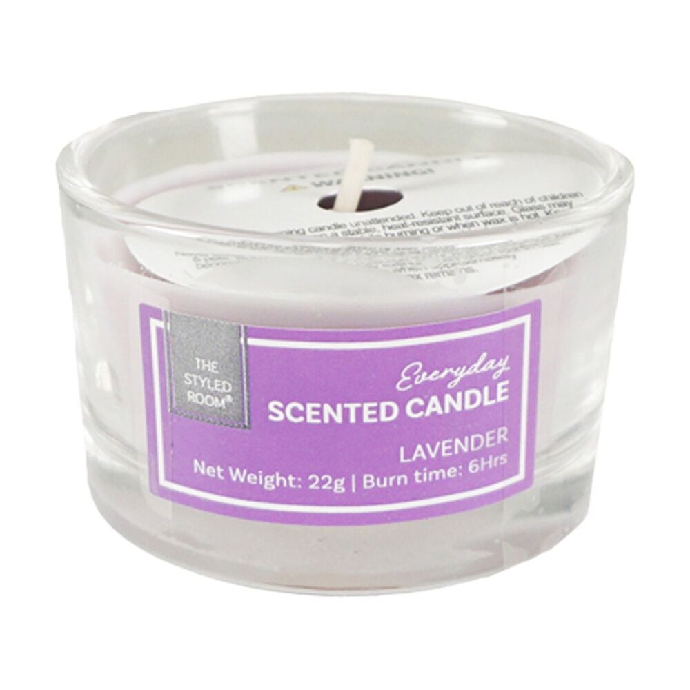 12PK The Styled Room 6 Hour Scented Candle Home Fragrance Assorted